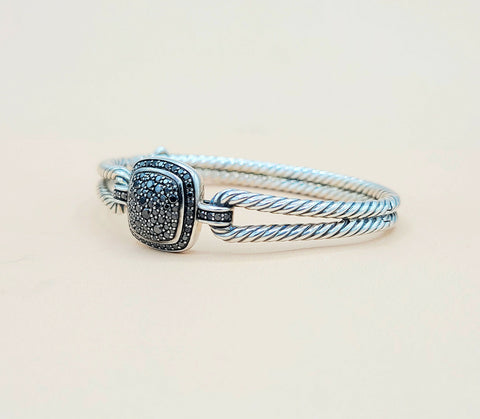  David Yurman Albion Black Diamond Bracelet