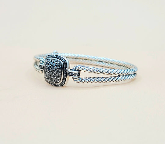 David Yurman Albion Black Diamond Bracelet