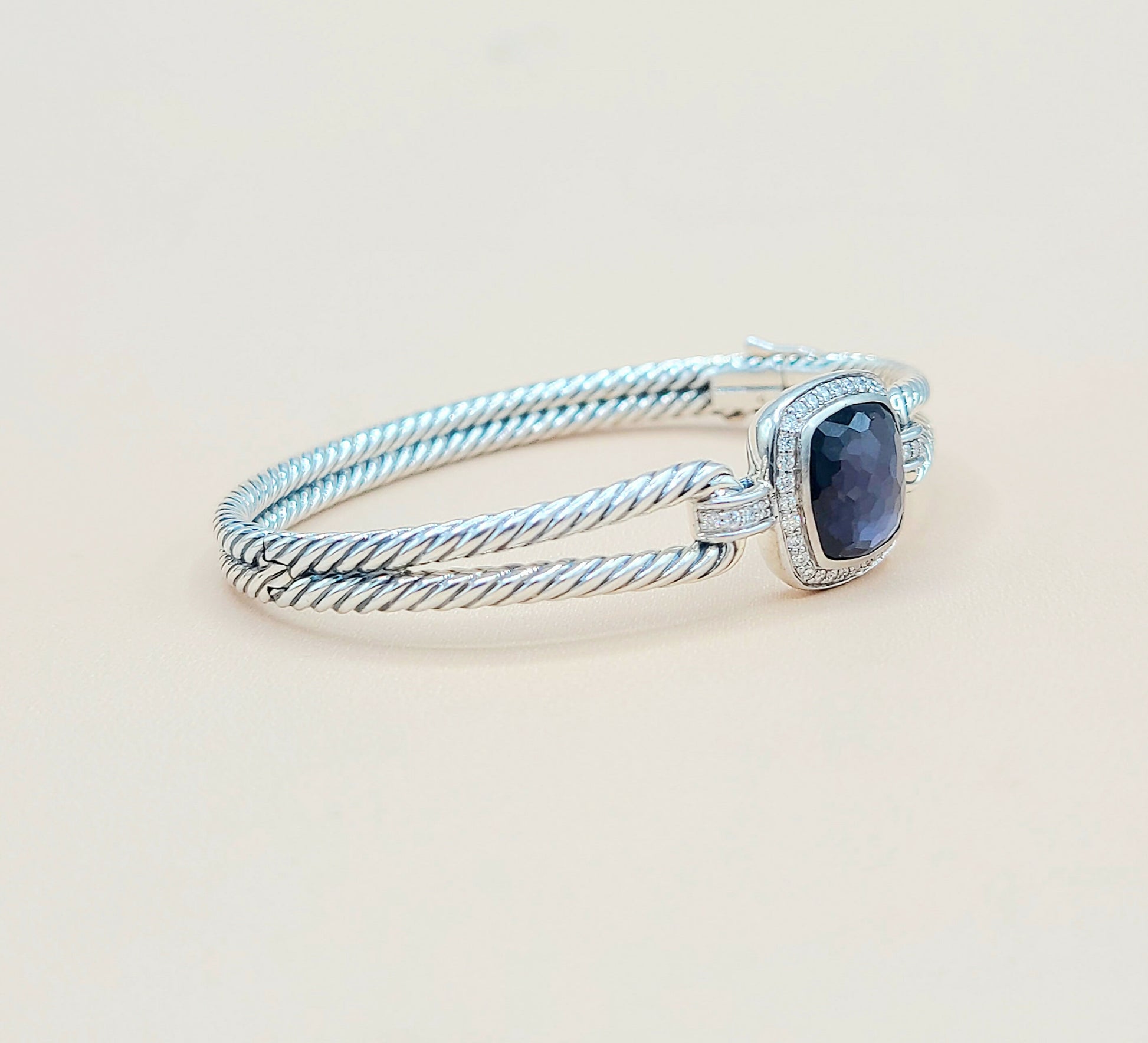 David Yurman Albion Black Orchid Diamond Bracelet  AYW Luxury