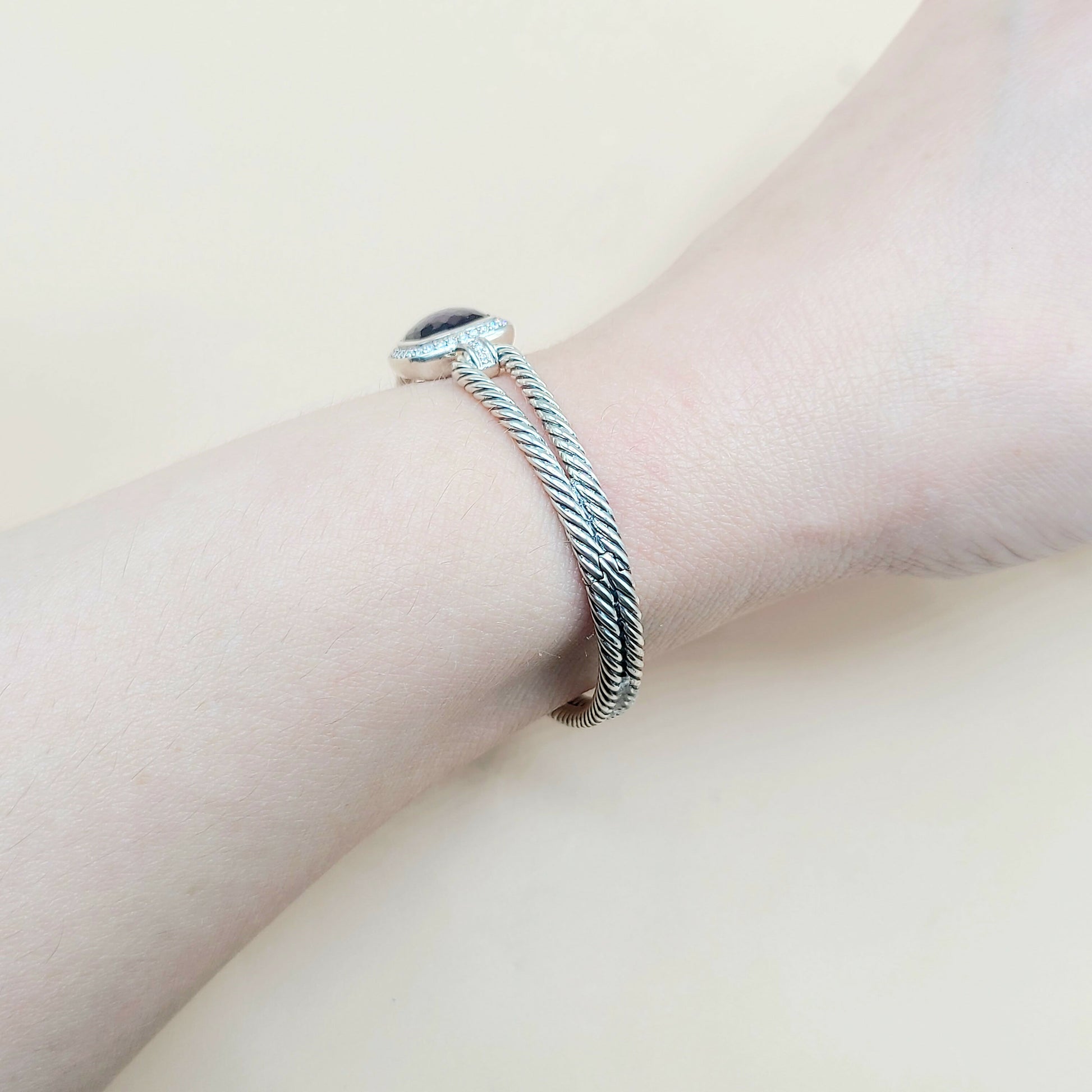 David Yurman Albion Black Orchid Diamond Bracelet  AYW Luxury