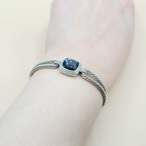  David Yurman Albion Black Orchid Diamond Bracelet