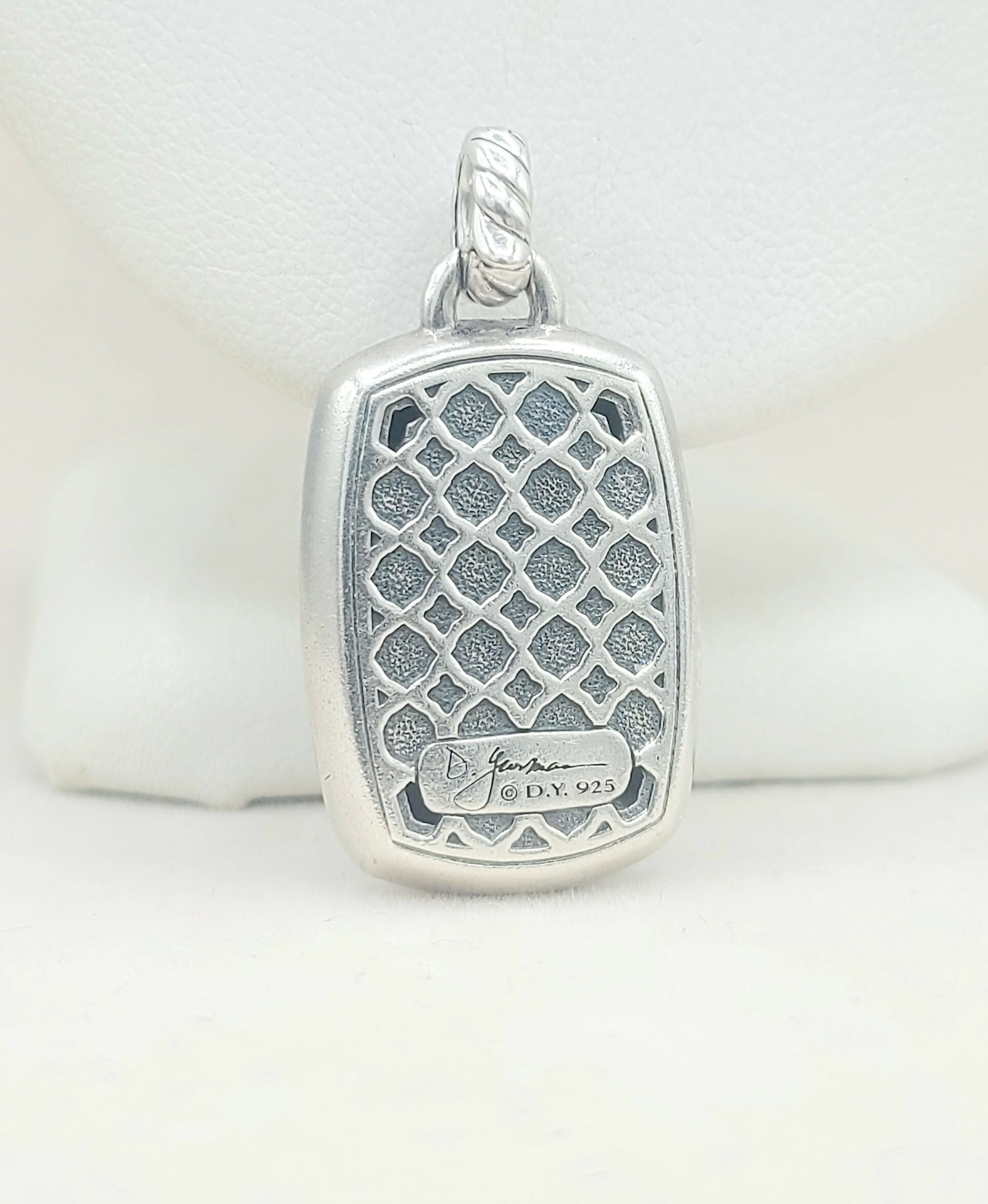 David Yurman Albion Black Orchid Diamond Pendant Certified Pre-Owned  AYW Luxury #