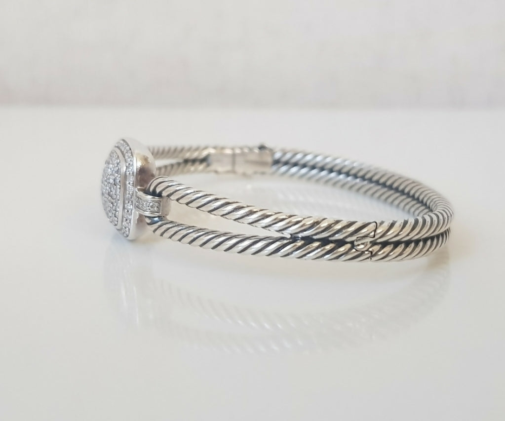 David Yurman Albion Bracelet With Diamonds