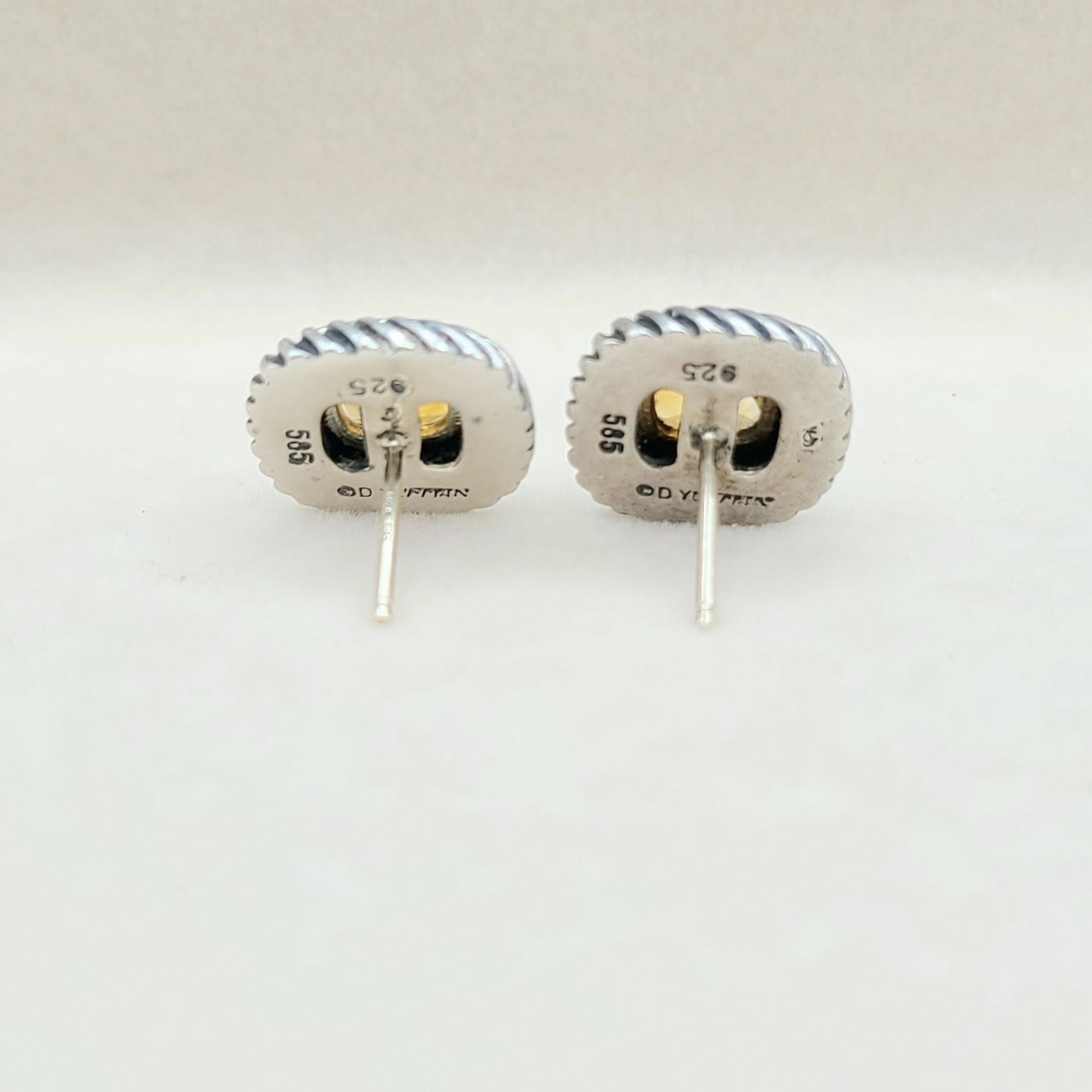20241111_133940David Yurman Albion Citrine Earrings With Gold