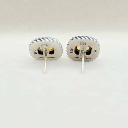20241111_133940David Yurman Albion Citrine Earrings With Gold