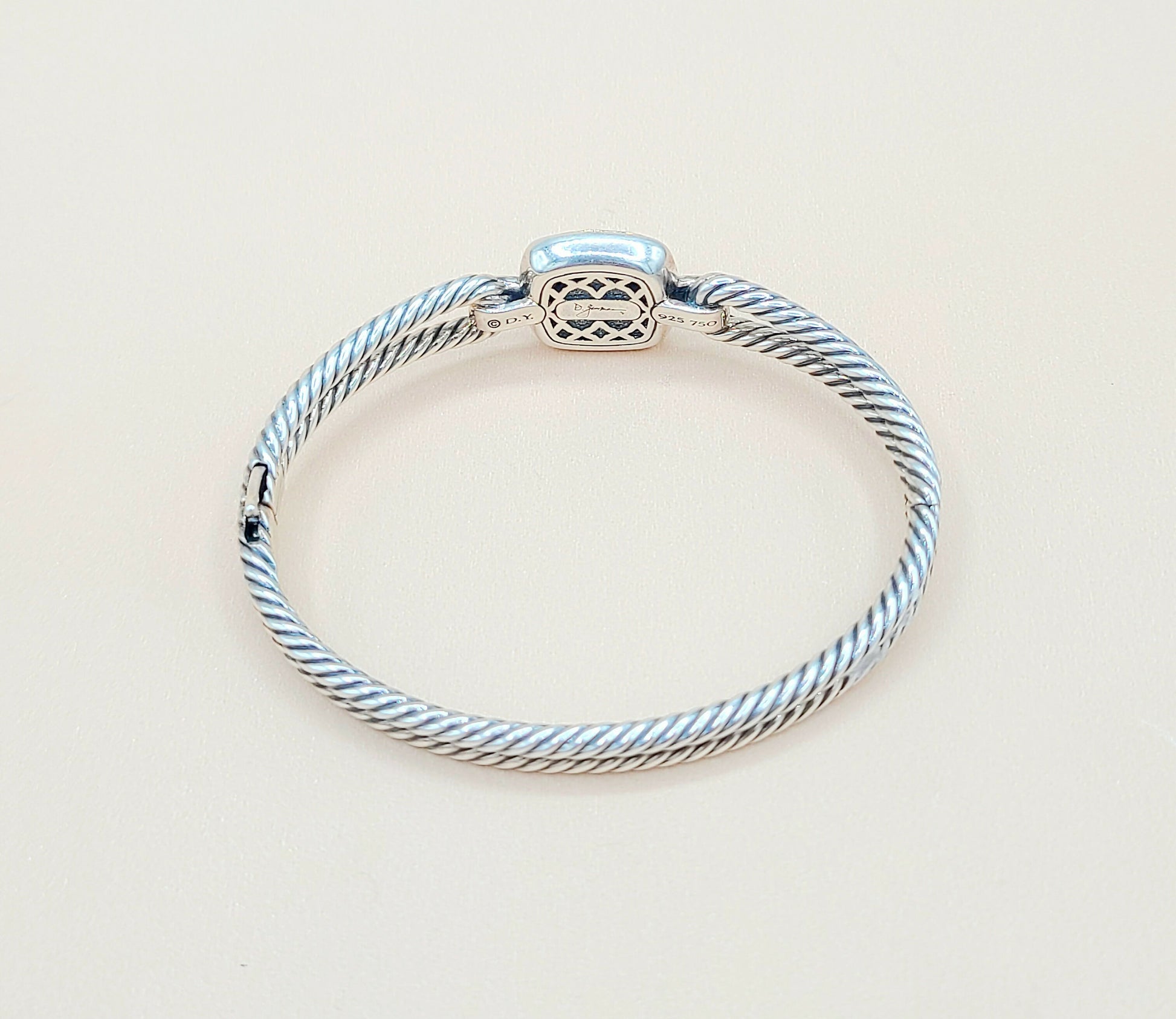 David Yurman Albion Garnet Diamond Bracelet | Certified Pre-Owned  AYW Luxury #