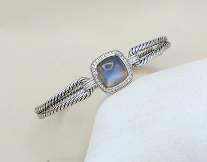 David Yurman Albion Labradorite Diamond Bracelet Certified Pre-Owned  AYW Luxury #