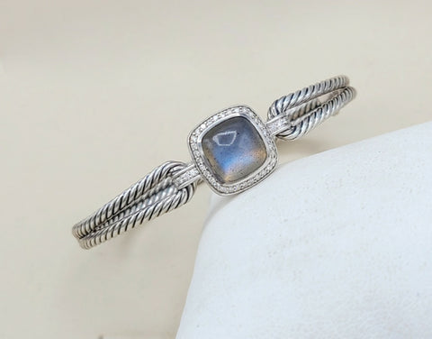  David Yurman Albion Labradorite Diamond Bracelet