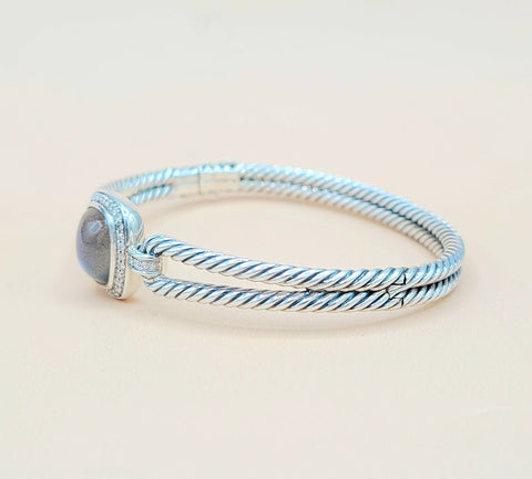  David Yurman Albion Labradorite Diamond Bracelet