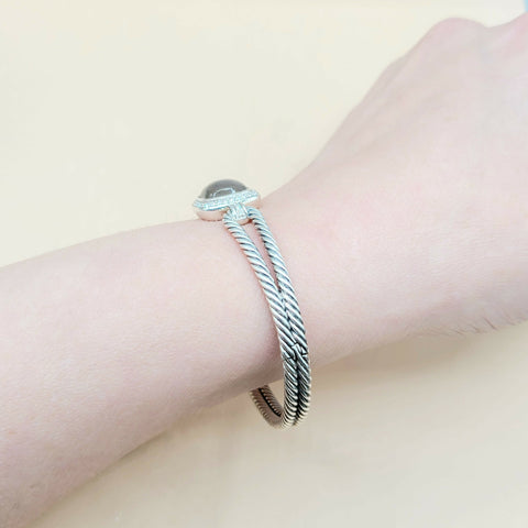  David Yurman Albion Labradorite Diamond Bracelet