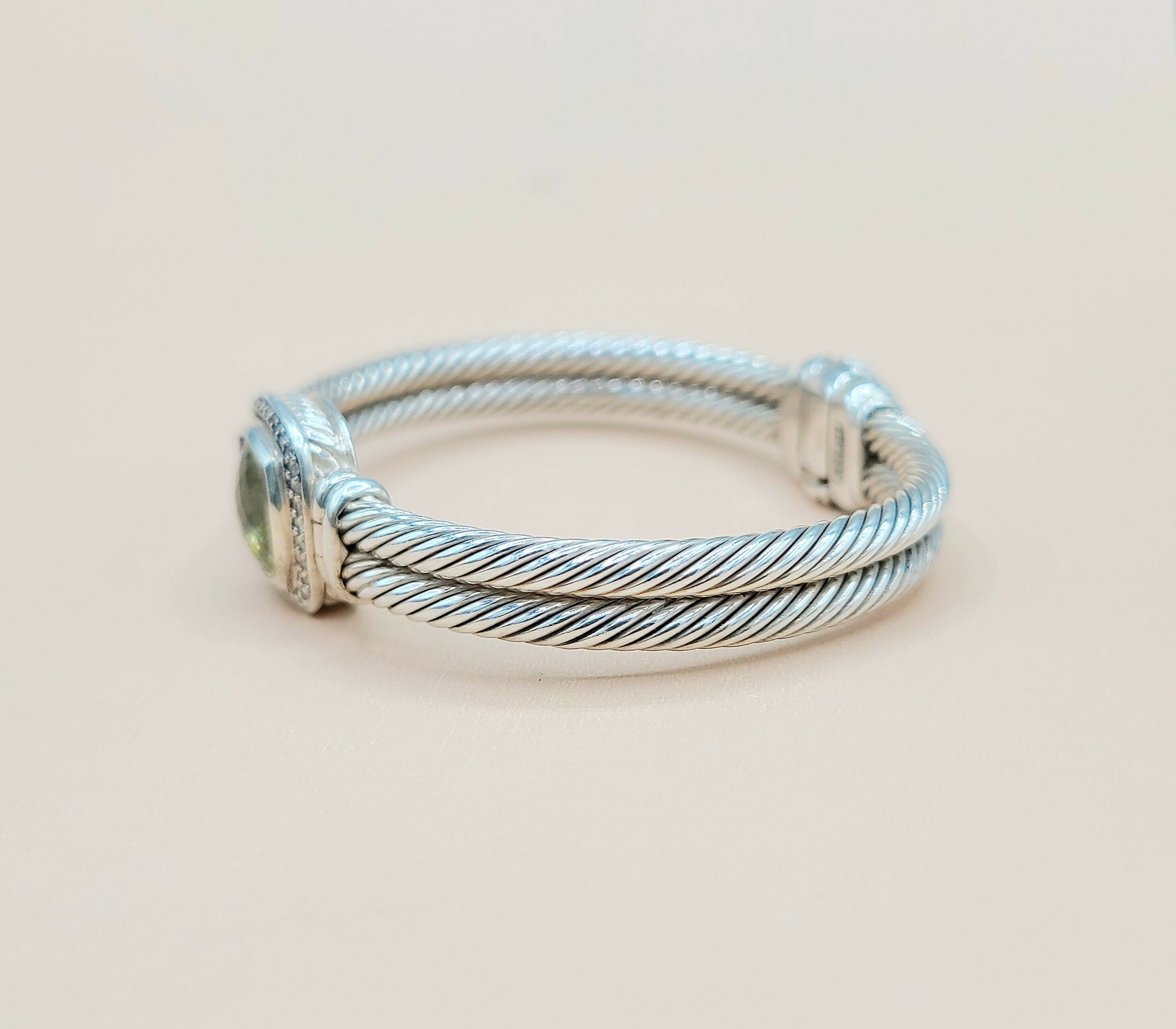David Yurman Albion Lemon Citrine Diamond Bracelet | Certified   AYW Luxury #