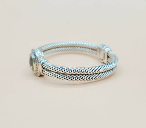  David-yurman-Albion-11mm-Lemon Citrine-Diamond-Bracelet