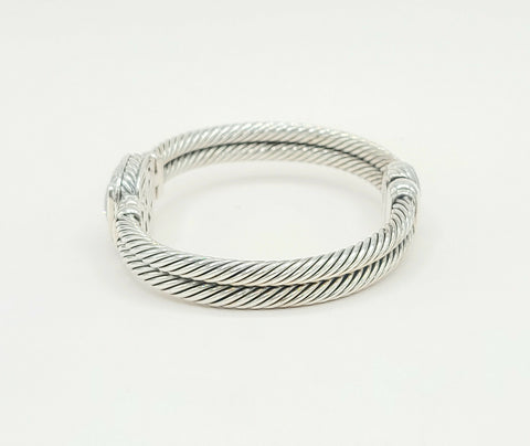  David Yurman Albion Prasiolite Diamond Bracelet