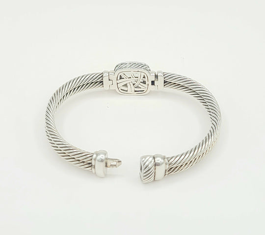  David Yurman Albion Prasiolite Diamond Bracelet