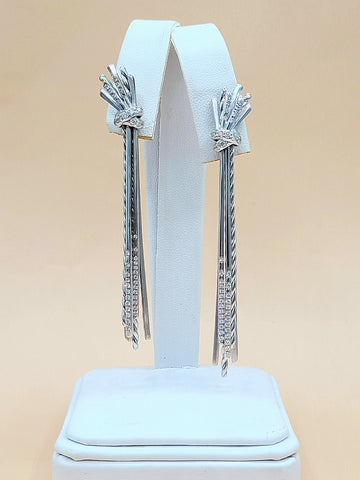  David Yurman-Angelika Long Drop Diamond Earrings