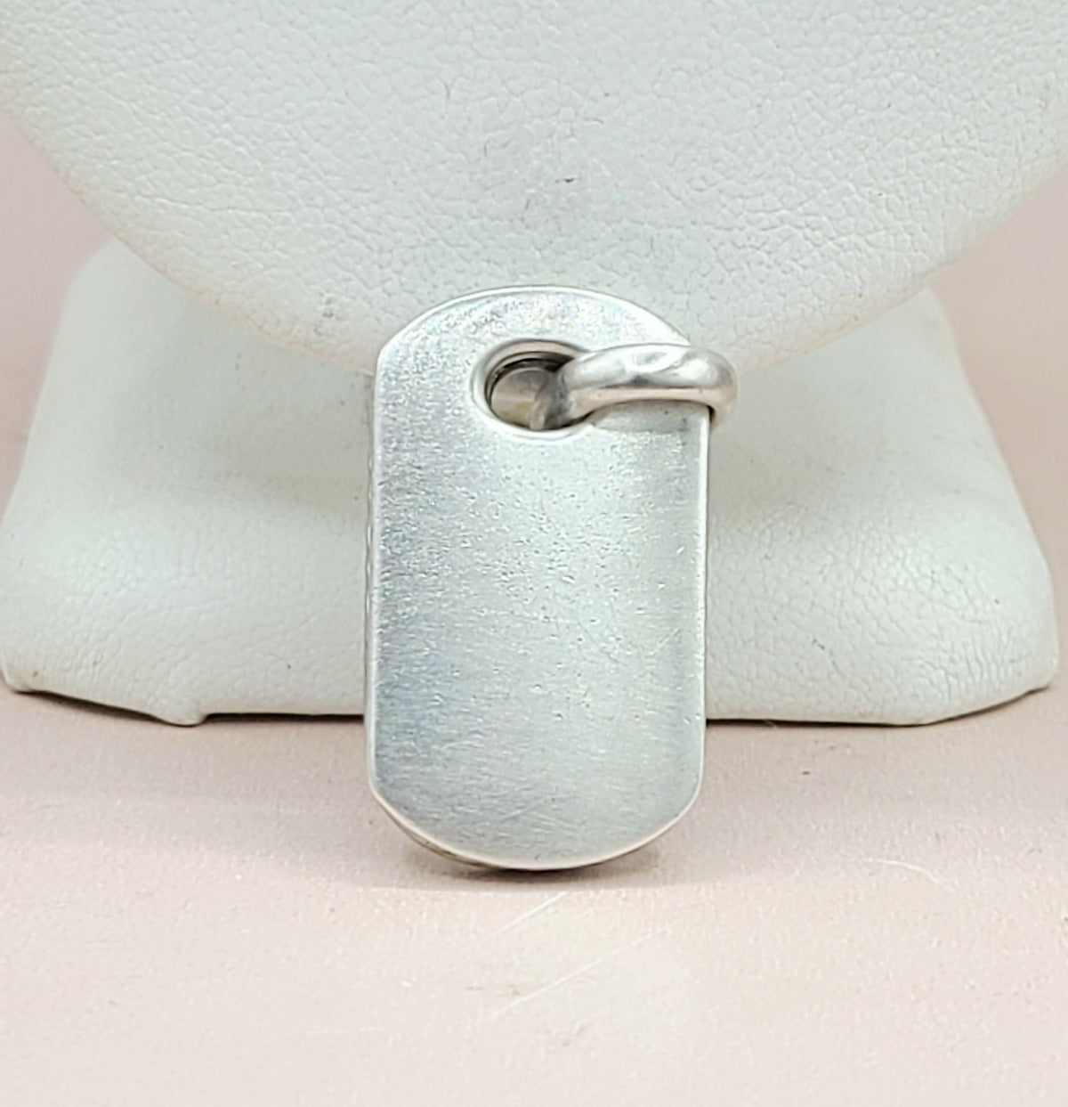  David Yurman Black Onyx Diamond Dog-Tag-Pendant