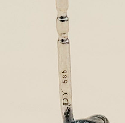 David Yurman Cable Wrap Earrings With Hampton Blue Topaz and Diamonds