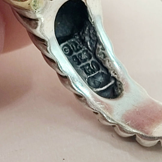 hallmark of David Yurman Capri Aqua Chalcedony & Diamond Ring 