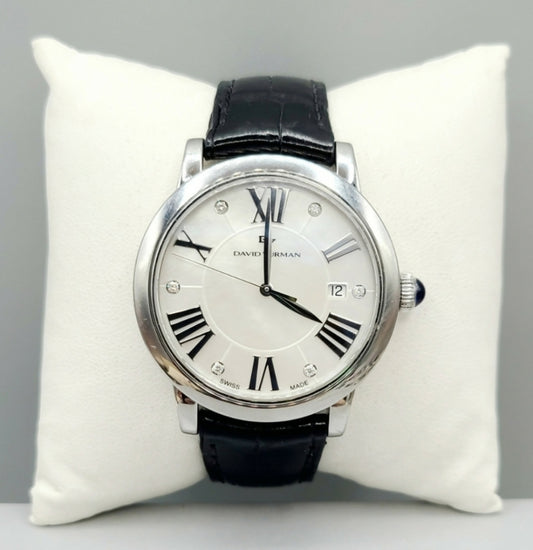 David Yurman Classic Quartz Watch With Stainless Steel and Diamonds