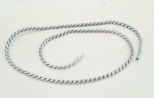 David Yurman Cobra Link 4mm Sterling Silver Chain Necklace