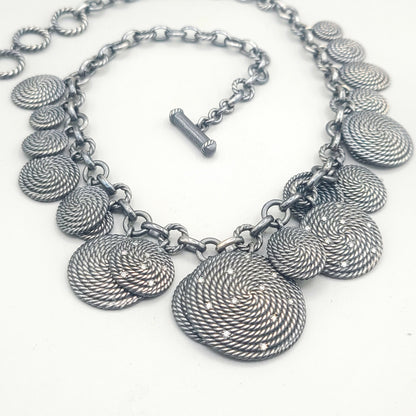 David Yurman Diamond Coil Charm Necklace | Certified Pre-Owned  AYW Luxury #