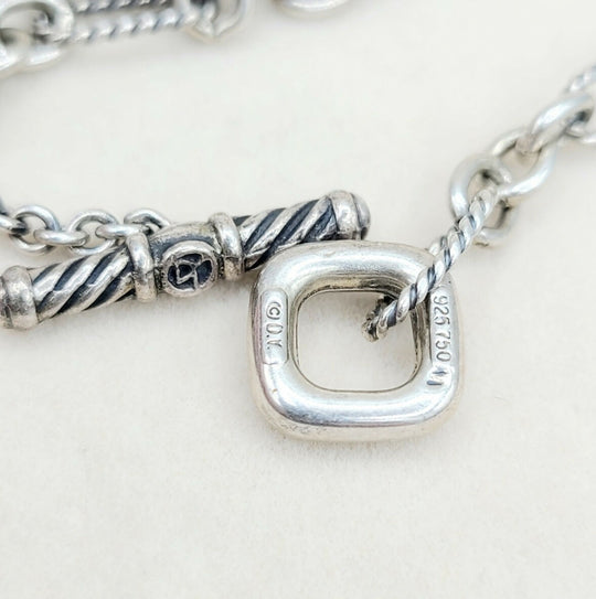 hallmark David Yurman Figaro Turquoise Station Necklace With Gold