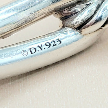    David Yurman Labyrinth Single Loop Diamond Bracelet