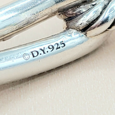 David Yurman Labyrinth Single Loop Diamond Bracelet