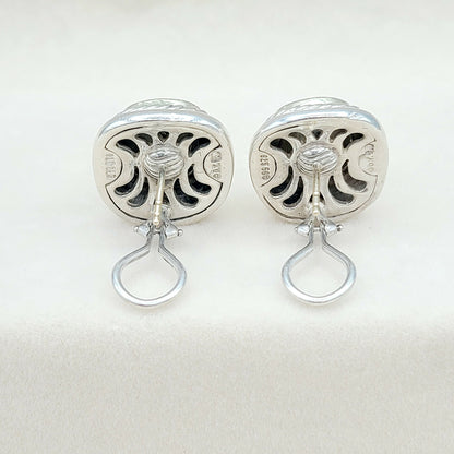 David Yurman Large Albion Gold Dome Earrings