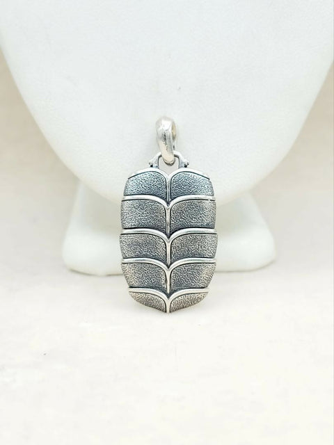 David Yurman Large Armory Shield Pendant Tag Sterling Silver | AYW Luxury