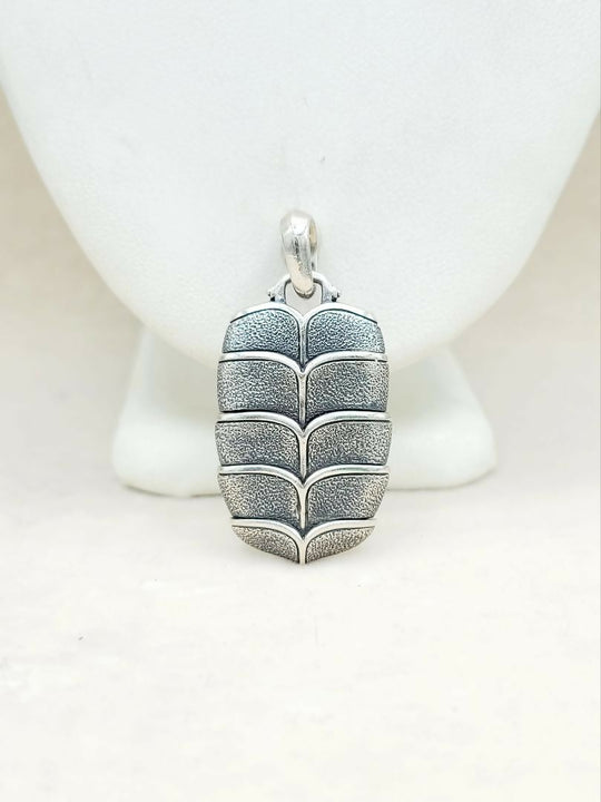 David Yurman Large Armory Shield Pendant Tag Sterling Silver | AYW Luxury