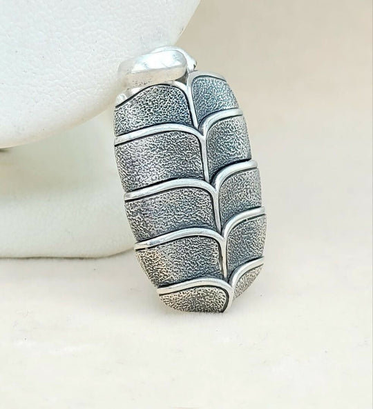 David Yurman Large Armory Shield Pendant Tag Sterling Silver | AYW Luxury