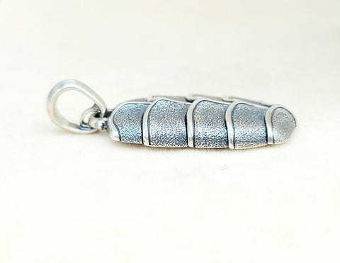 side David Yurman Large Armory Shield Pendant Tag Sterling Silver | AYW Luxury