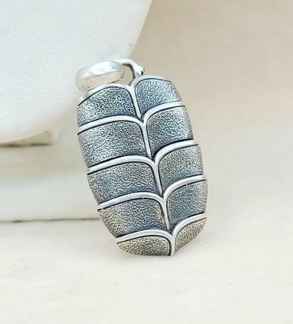 David Yurman Large Armory Shield Pendant Tag Sterling Silver | AYW Luxury