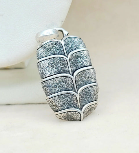 David Yurman Large Armory Shield Pendant Tag Sterling Silver | AYW Luxury
