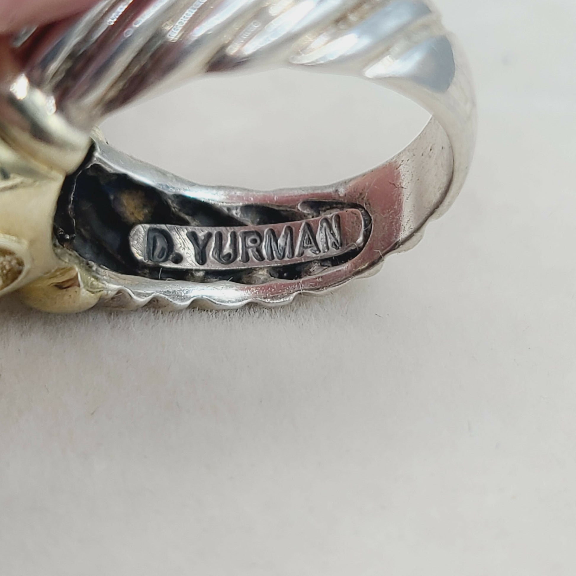 David Yurman Large Noblesse Ring With Black Onyx And Gold