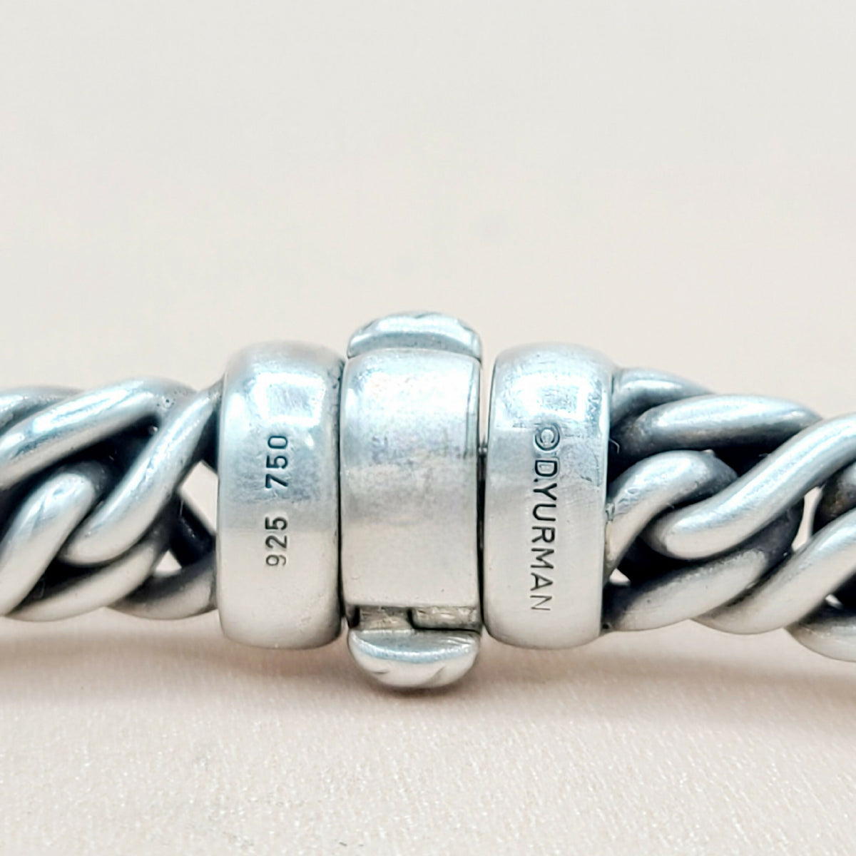 hallmark of David Yurman Lyrica Double X Link Bracelet Silver & 18k