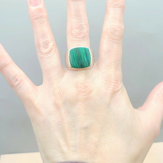  David Yurman Malachite Exotic Stone Ring