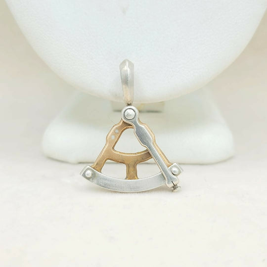 David Yurman Maritime Sextant Amulet Bronze & Sterling Silver | AYW Luxury