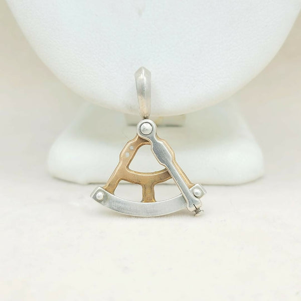 David Yurman Maritime Sextant Amulet Bronze & Sterling Silver | AYW Luxury
