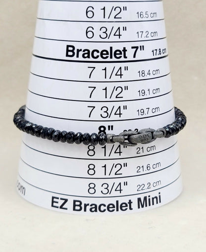 sizing of David Yurman Memento Mori Skull Black Spinel Bracelet