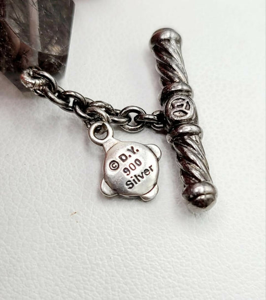 hallmark David Yurman Midnight Mélange Rutilated Quartz & Diamond Necklace | AYW Luxury