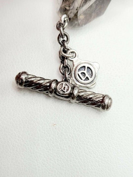 hallmark David Yurman Midnight Mélange Rutilated Quartz & Diamond Necklace | AYW Luxury