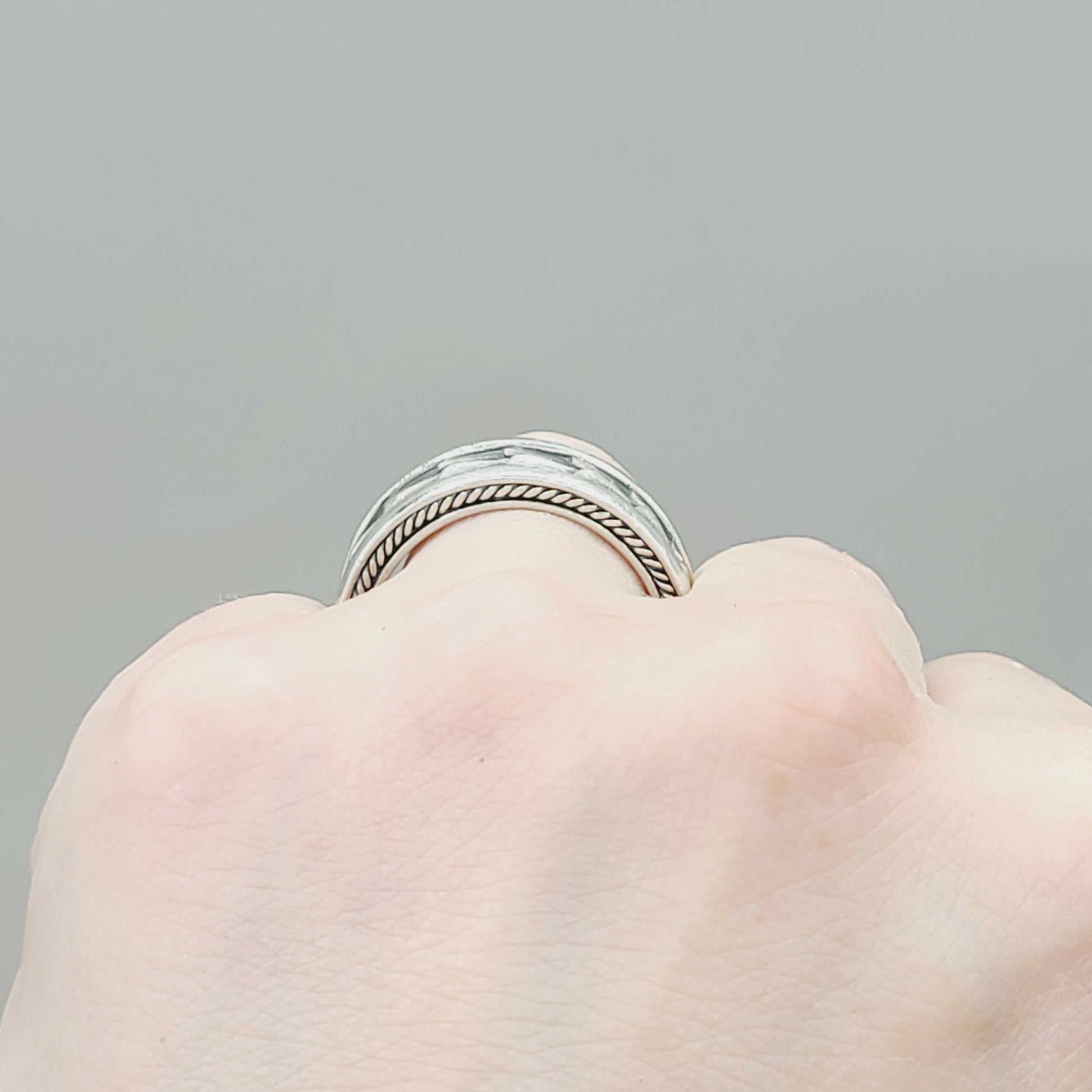 David Yurman Narrow Armory Band Ring Sterling Silver | Certified  AYW Luxury #