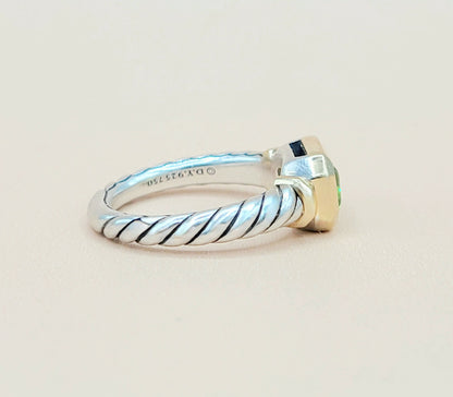 David Yurman Novella Peridot Gold Ring | Certified Pre-Owned  AYW Luxury #