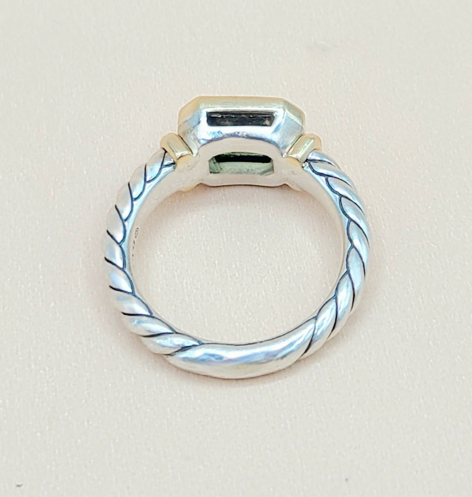 David Yurman Novella Peridot Gold Ring | Certified Pre-Owned  AYW Luxury #