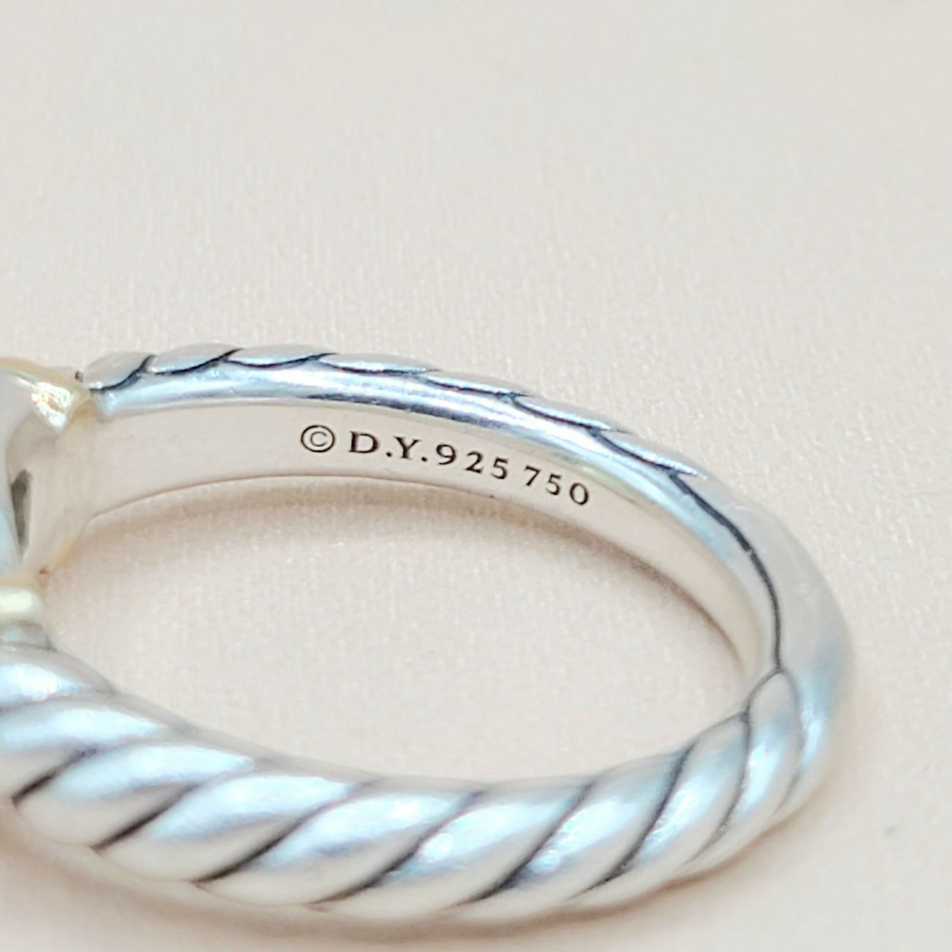 David Yurman Novella Peridot Gold Ring | Certified Pre-Owned  AYW Luxury #