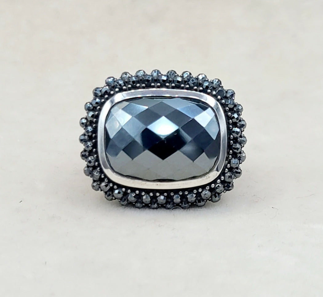 David Yurman Osetra Berries Ring With Hematite