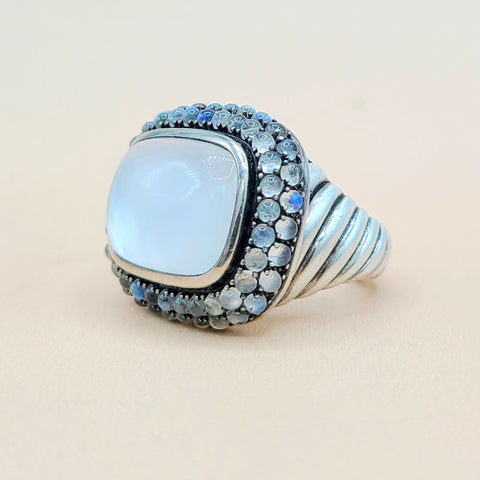  David Yurman Osetra Berries Moon Stone Moon Quartz Ring