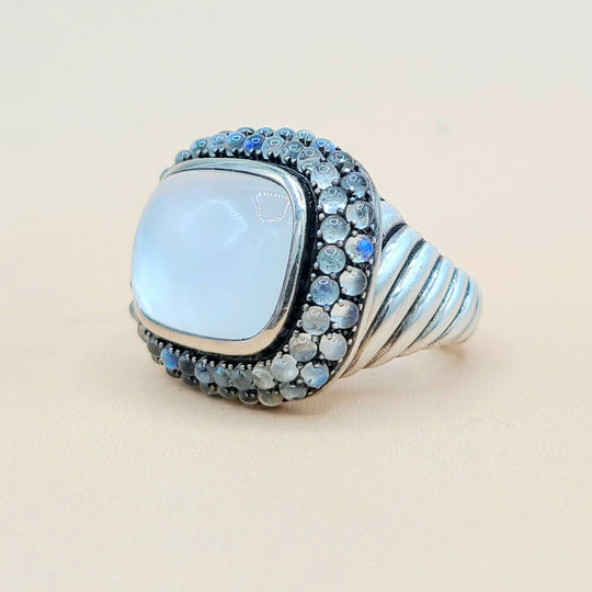  David Yurman Osetra Berries Moon Stone Moon Quartz Ring